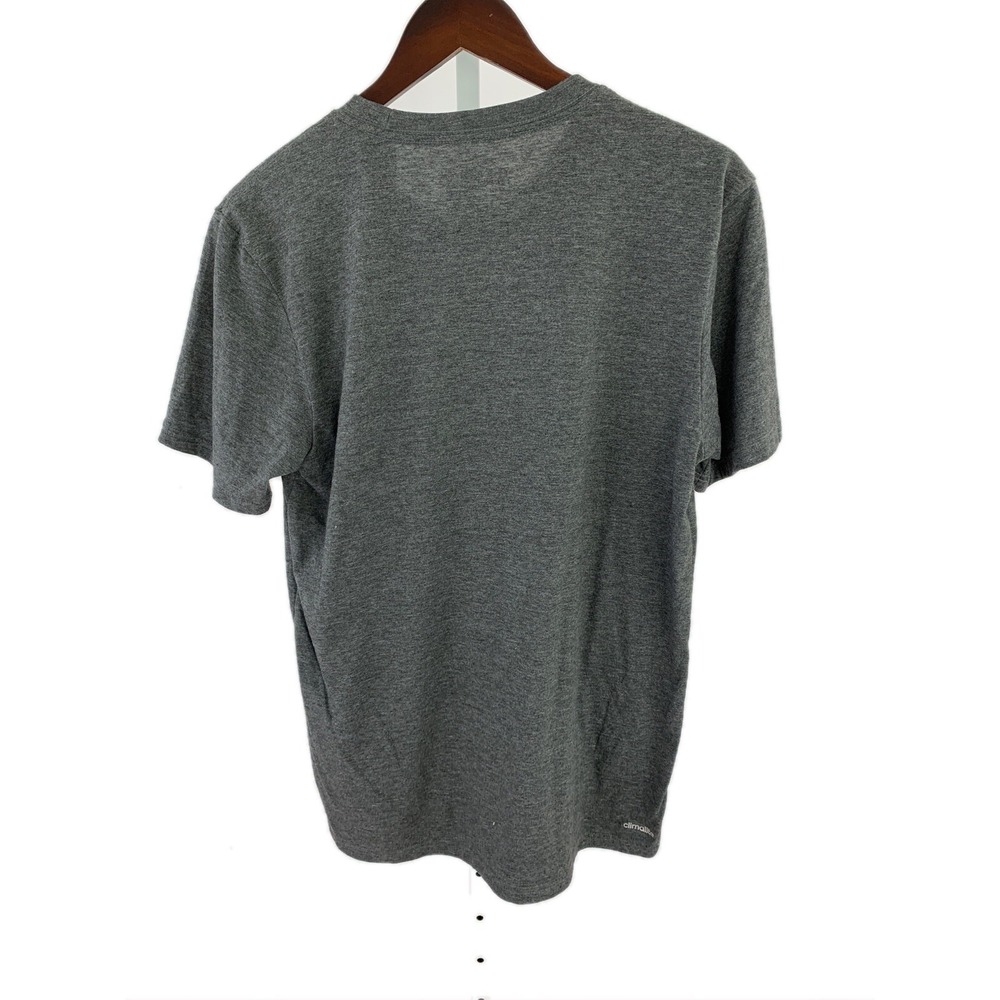 Adidas Medium Gray NC State Gray Short Sleeve Crewneck T-Shirt - Picture 3 of 4